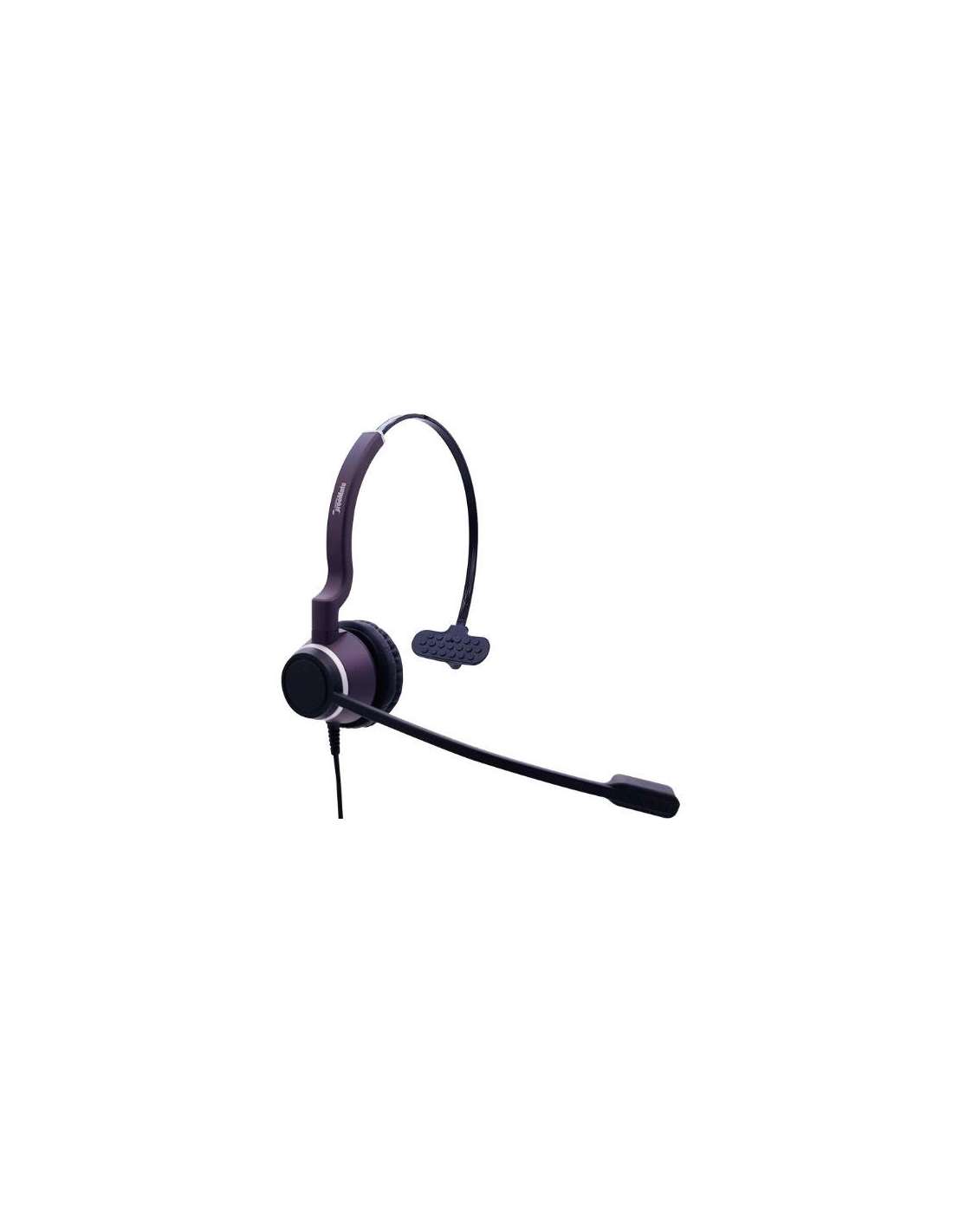 Grandstream - Auriculares para teléfono con 2 auriculares en ambos oídos,  micrófono con cancelación de ruido, auriculares para centro de llamadas